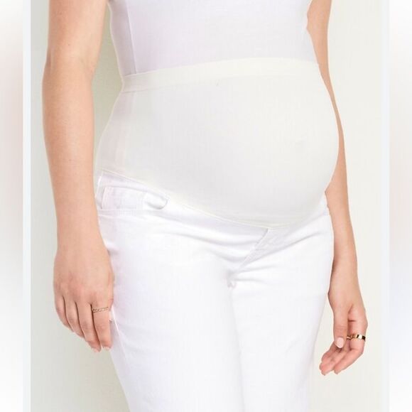 GAP White Maternity True Skinny Crop Jeans(Size 28reg) - Picture 5 of 8